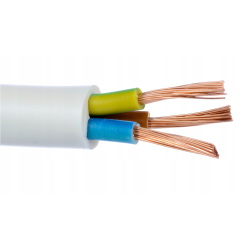 Przewód kabel linka OWY 3x1,5 300/500V 1mb. Polski